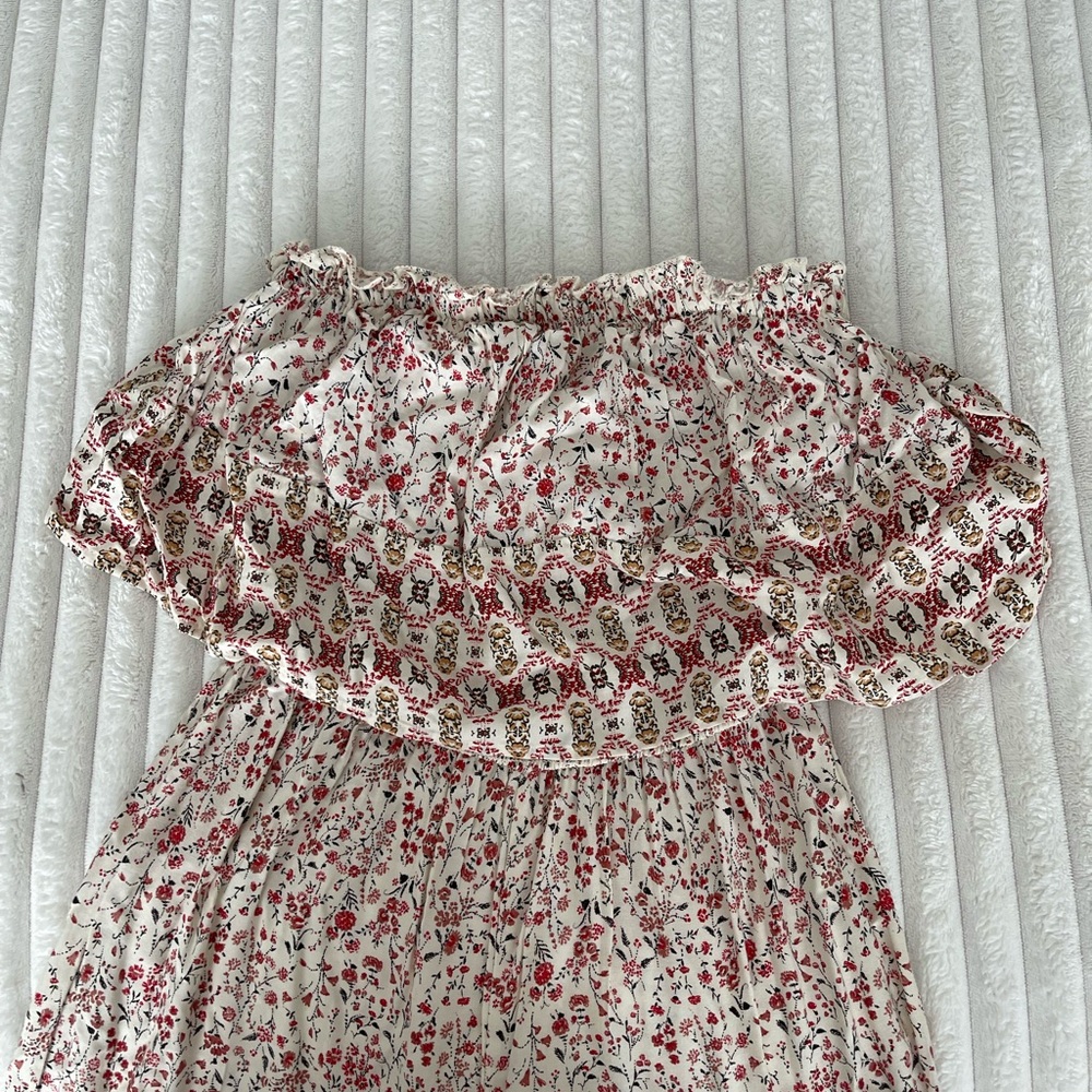 Japna Boho Strapless Smocked Jumpsuit - Picture 5 of 6